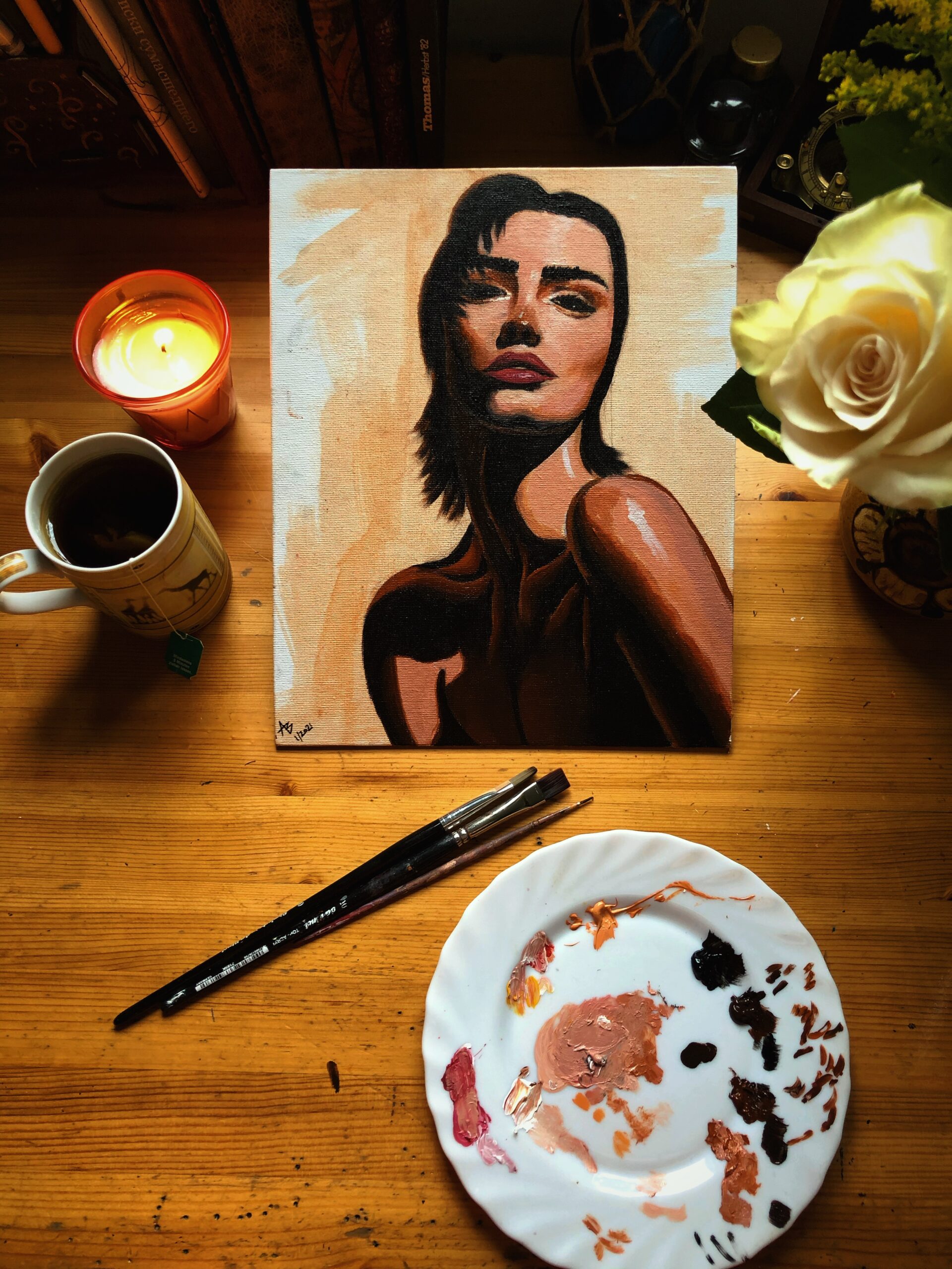 portray of a lady